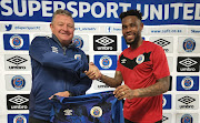 SuperSport United coach Gavin Hunt welcomes new signing Thulani Hlatshwayo to the club.