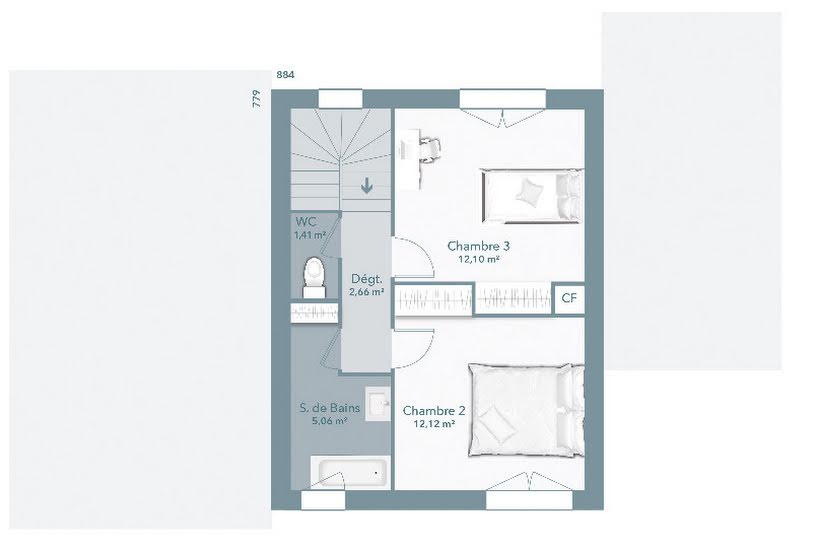  Vente Terrain + Maison - Terrain : 556m² - Maison : 130m² à Oraison (04700) 