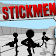 pistolet shooter stickman 3D icon