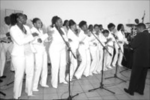 TALENTED: Gospel Explode's Limpopo Gospel Choir sings for guests at its launch. Pic. Victor Hlungwani. © Sowetan.