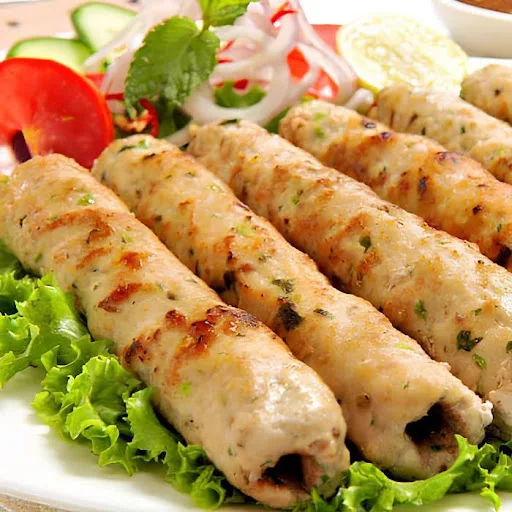 Cheesy Chicken Seekh Kebab