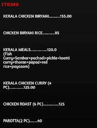 Meenus Restaurants menu 1