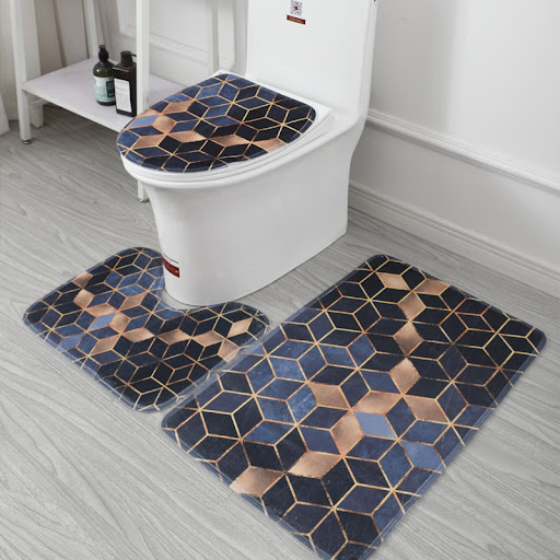 Title 2, Underwater World 3D Printed Toilet Floor Mat Ca...