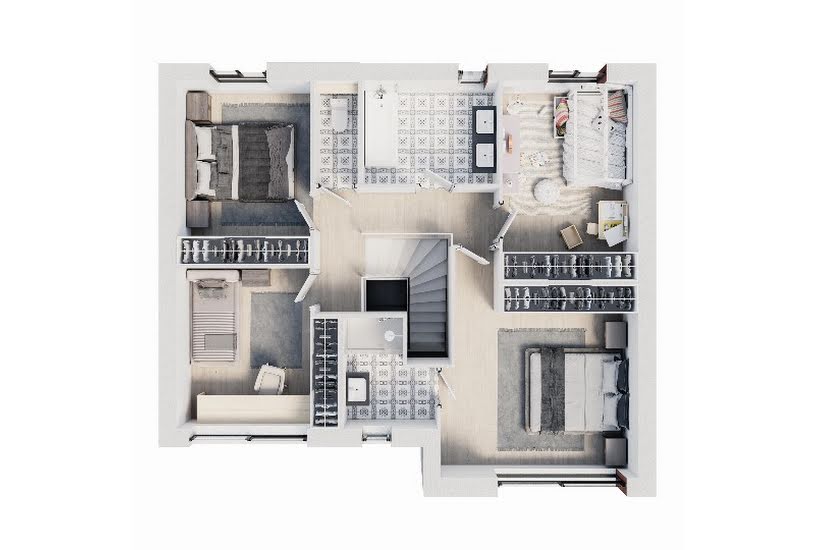  Vente Terrain + Maison - Terrain : 620m² - Maison : 110m² à Thorigny-sur-Marne (77400) 