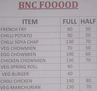 BNC Fooood menu 1