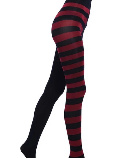 FCCEXIO Striped Yoga Legging Women Print Goth Style Long ... - 2