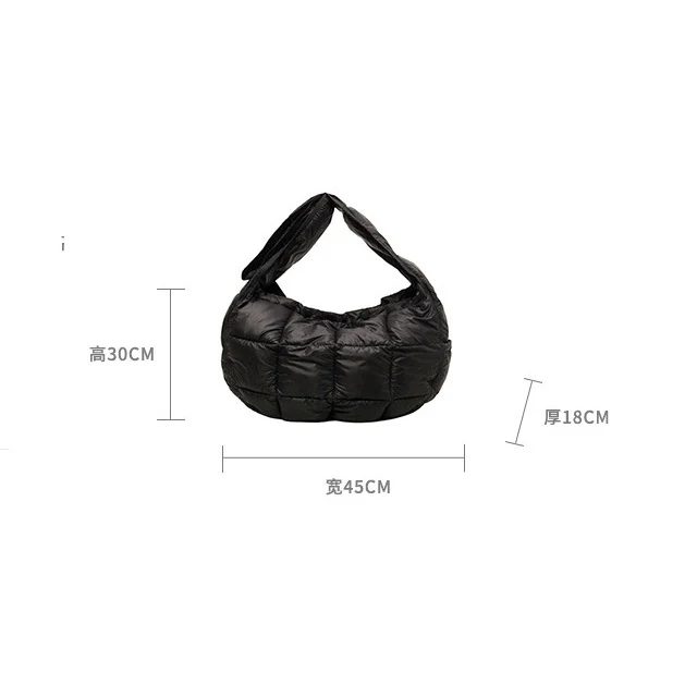 Grand Sac en Coton Duvet Plaid pour Femmes. Grande Capacité, Idéal pour le Shopping, les Voyages et un Usage Quotidien. Léger et Pratique.