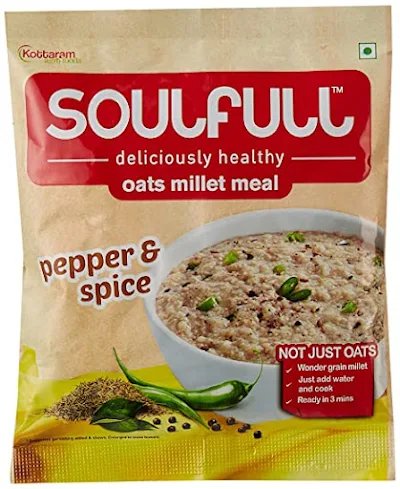 Soulfull Oat Millet Meal - Pepper And Spice - 35 g