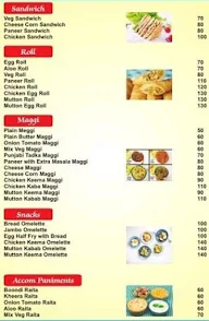 Paratha Pub menu 1