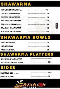 AL Shish Express menu 4