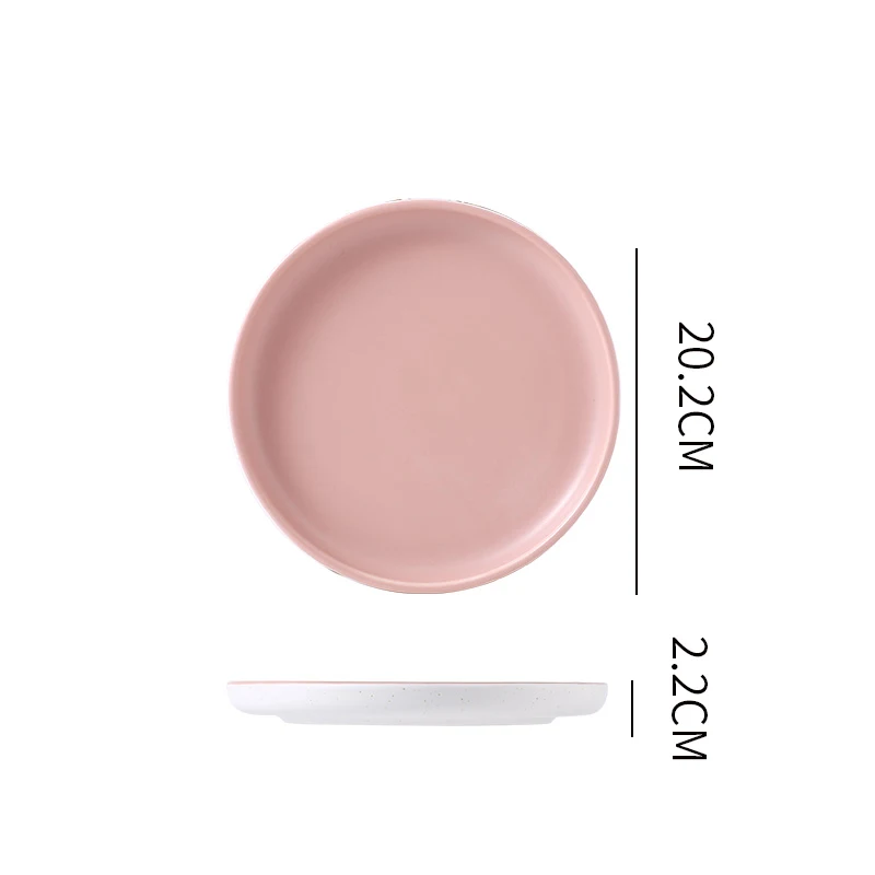 Keramisch servies voor het huishouden Elegante en duurzame borden en schalen voor dagelijkse maaltijden en speciale gelegenheden, makkelijk schoon te maken.