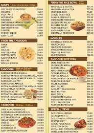 Hotel Akshaya’S Town Bus menu 2