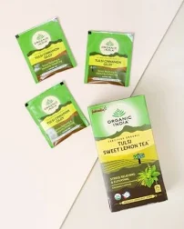 Organic India Tulsi Tea - Sweet Lemon - 45 gm