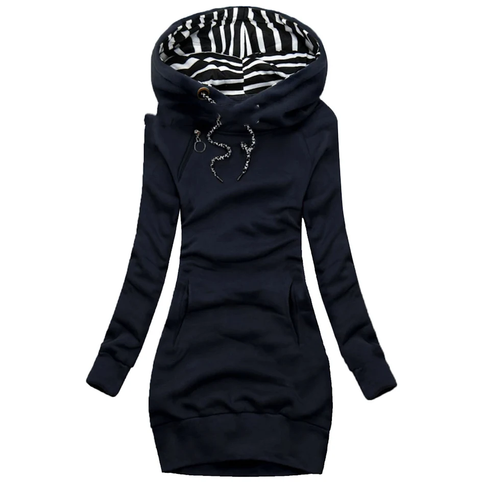 Temperamento hipster coreano con stampa a collo tondo sottile copertura da donna.