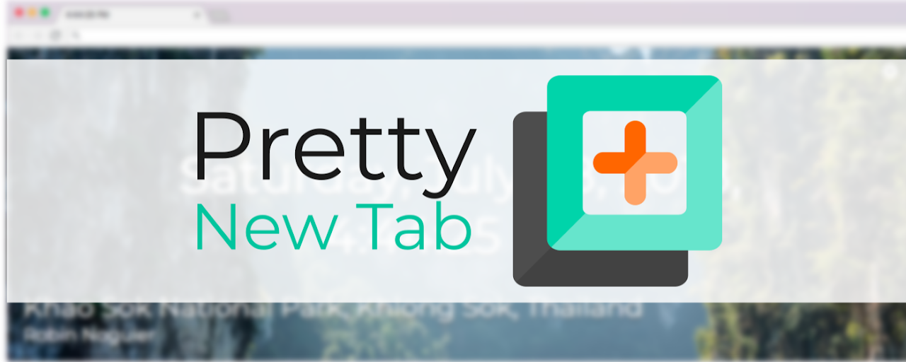 Pretty New Tab Preview image 2