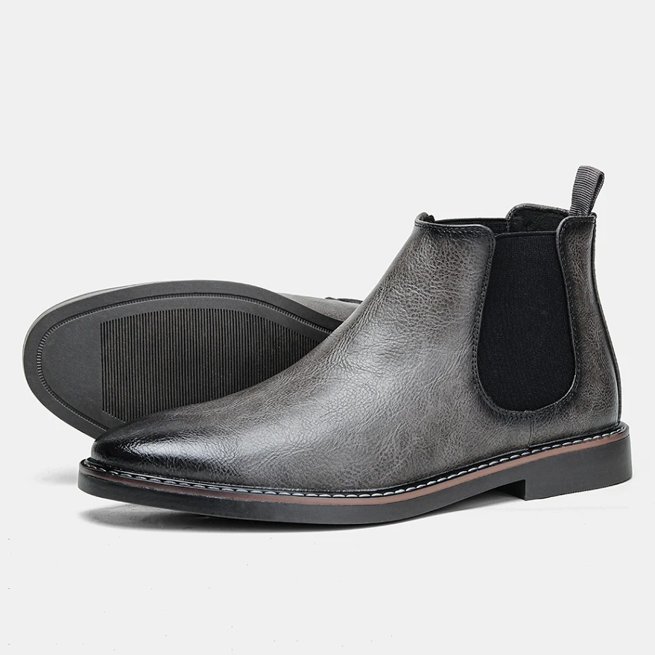 Heren retro cowhide boots, vintage lederen laarzen voor een stoere en stijlvolle look. Perfect voor dagelijks gebruik en gegarandeerd comfort.