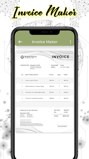 Invoice Maker, Estimate maker