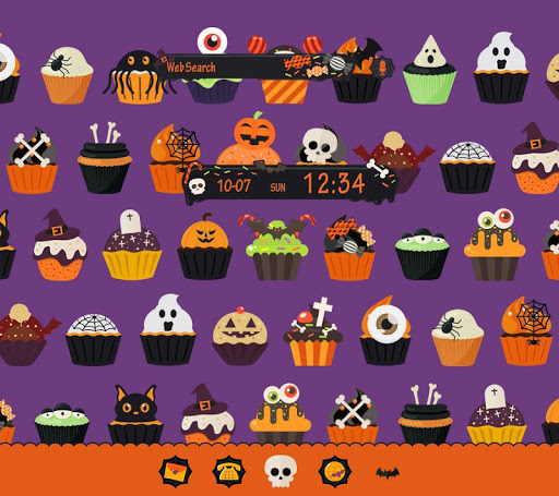 Halloween Cupcakes +HOME Theme