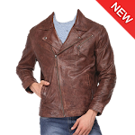 Cover Image of Download Man Leather Jacket Photo Suit 1.4 APK