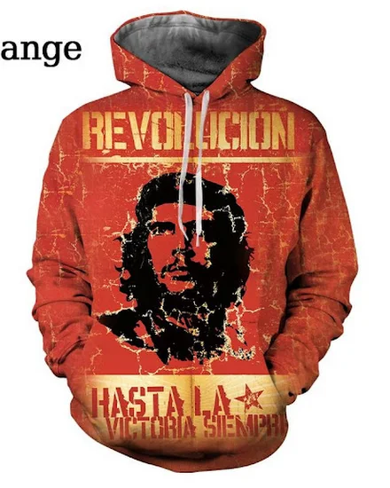 Hoodies Che Guevara Hero 3d Print Sweatshirts Men Women H... - 3