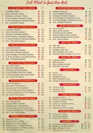 Sai Kathi Zone menu 1