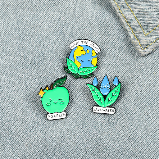 Title 7, Green Food Green Apple Mother Ribbon Combinatio...