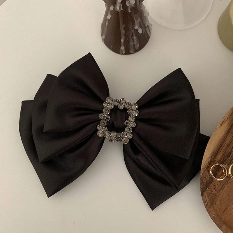 Ukosnica sa mašnom za kosu, štipaljka za šiške za žene, elegantan i jednostavan dodatak za kosu, osigurava vašu frizuru sa stilom.