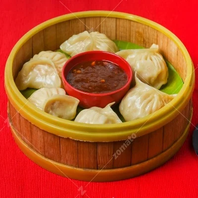 Chicken Celery And Garlic Dim Sums (Momos) 6 Pcs (Serves 1)