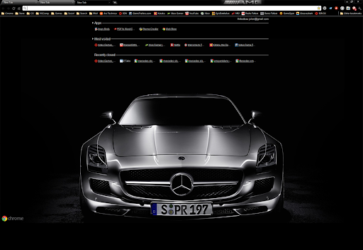 Mercedes SLS AMG Theme (1920x1080)