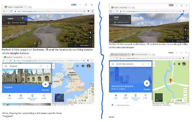 Pin Dropper For Street View chrome extension