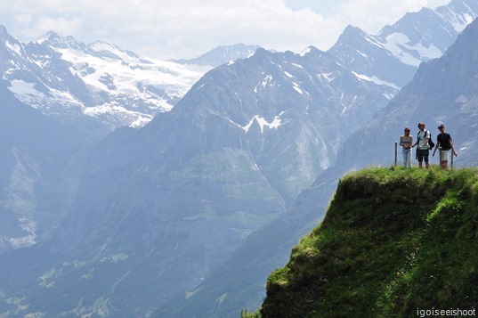 Männlichen to Kleine Scheidegg panoramic walk. 