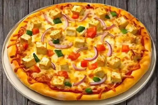 Jain Tandoori Paneer Pizza