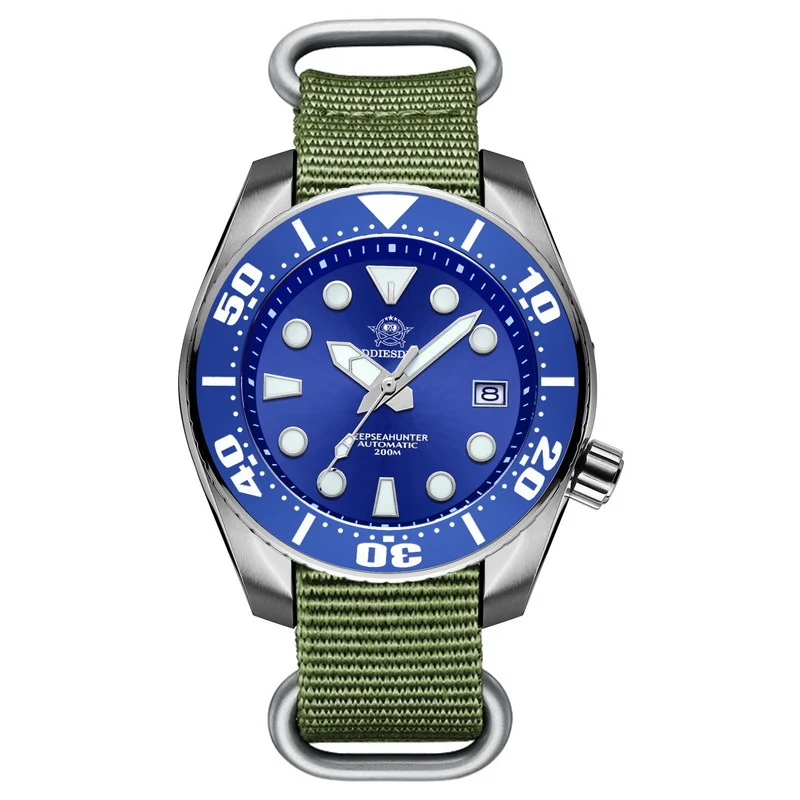 Montre Shi mécanique automatique en acier lumineuse et étanche. L'alliance parfaite de la précision, du style et de la durabilité pour toutes vos activités.