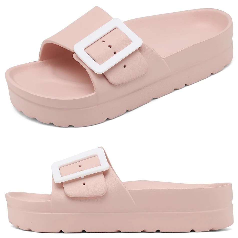 Sandales à Boucle Ajustable, Simples, Tendance, Confortables, Légères et Amortissantes pour un Confort Optimal.