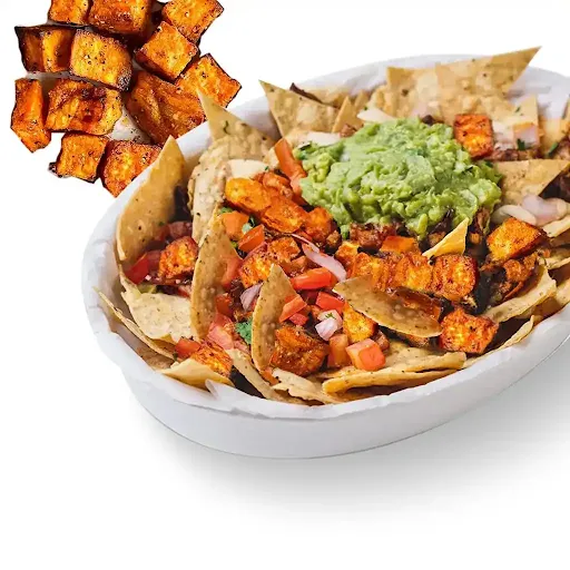 Vegan Peri Peri Potato Nachos