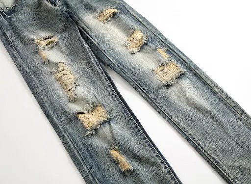 Title 22, Ripped Fashion Slim-fit trendy straight heren j...