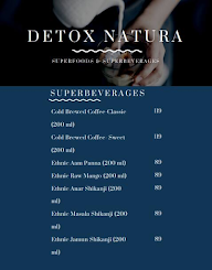 Detox Natura menu 1