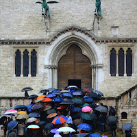 colori sotto alla pioggia di 