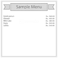 Shiv Sweets And Bhojanalay menu 1