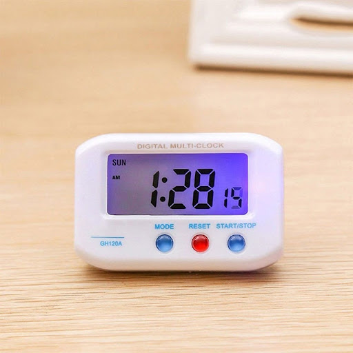 Title 11, 120A Portable Electronic Clock with Luminous Di...