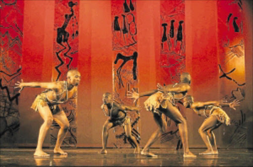 ARTISTIC MOVE: A scene from Sylvia Glasser's dance piece, Tranceformations, that will be showcased at the Gala Event on November 29 at the Moving into Dance Mophatong in Newtown, Johannesburg.