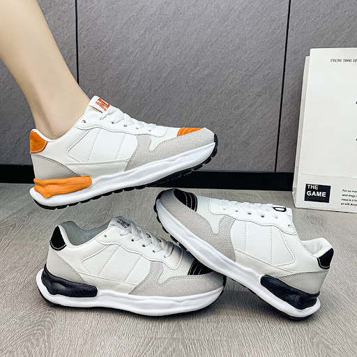 Title 5, Ins Trendy Student Thick-soled Casual Lace-up S...