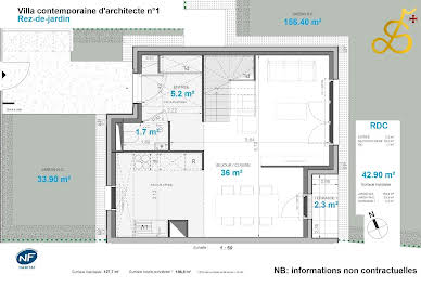 Contemporary house with garden and terrace 3