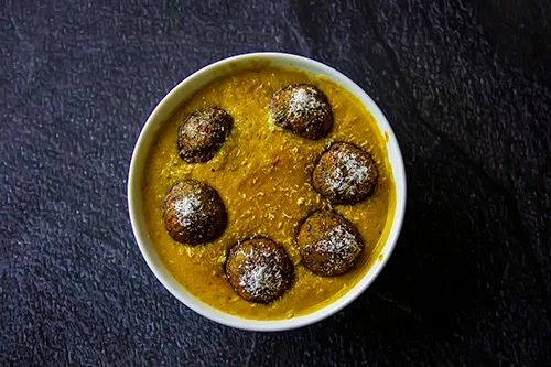 Mix veg kofta in coconut curry