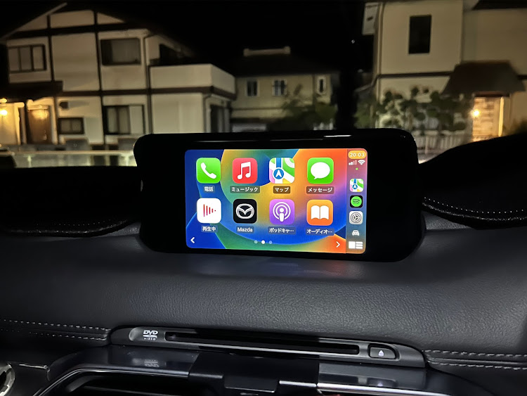 CX-5の後付けCarPlay・マツコさんのナビはから卒業d(￣ ￣)・やっすいOttocast・まさかの時間差副反応😑・MazdaCamaradesに関するカスタム事例の投稿画像2枚目