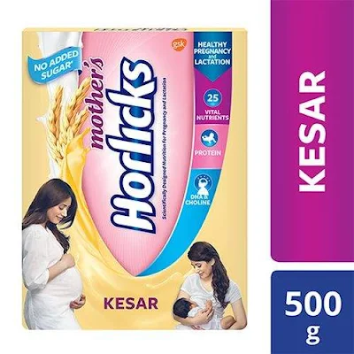 Horlicks Mother's Health & Nutrition Drink - Kesar Flavour