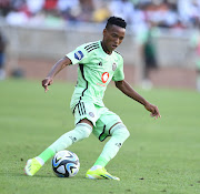 Relebohile Mofokeng of Orlando Pirates during the DStv Premiership match between Polokwane City and Orlando Pirates at Peter Mokaba Stadium on March 02, 2024 in Polokwane, South Africa.