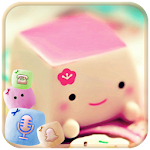 Cover Image of Tải xuống Marshmallow Candy Face Theme 1.1.14 APK