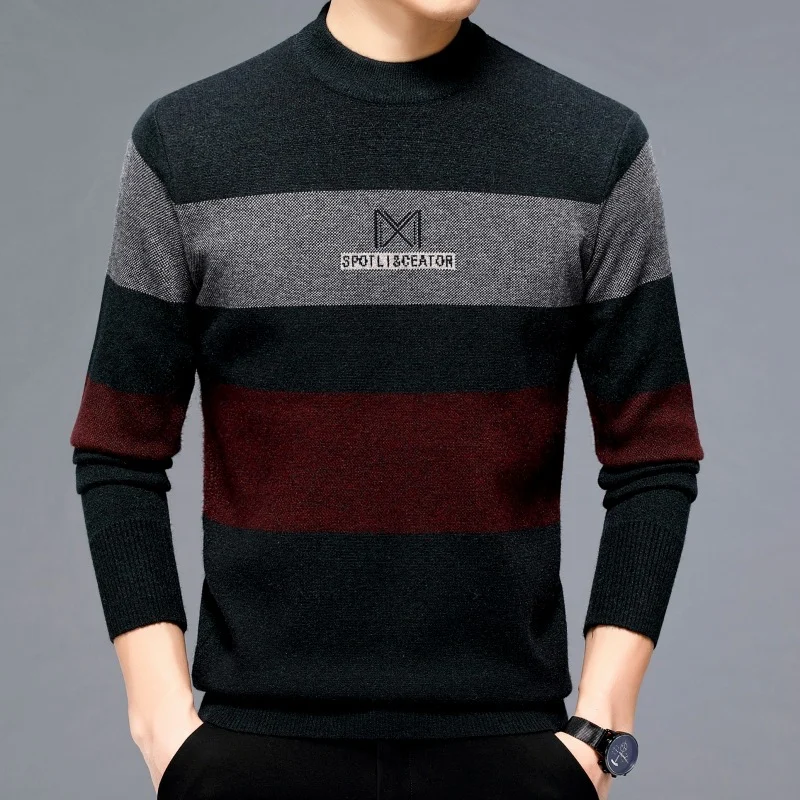 Pull Épais et Chaud Décontracté pour Homme Le Vêtement Idéal pour l'Hiver Style Confortable et Chaleur Optimale pour un Look Décontracté et Tendance