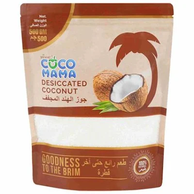 Cocomama Desiccated Coconut Powder Pouch 500 Gm